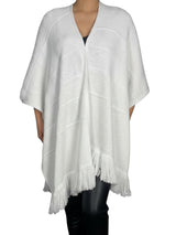 Poncho Tejido Flecos