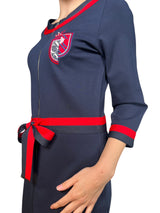 Vestido Viscosa Bordado Frontal