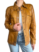 Sobrecamisa Mila Toffe Cuero