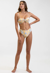 Top Oia Bloom Knotted Bandeau