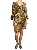 Vestido Animal Print Viscosa