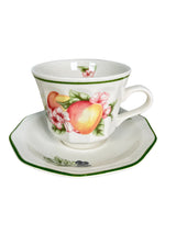 Set 7 Tazas Inglesas Grande Borde Blanco