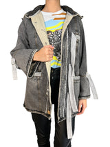 Chaqueta Denim Con Chiporro