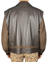 Chaqueta Doble Textura Cuero
