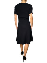 Vestido Rib Tejido Negro