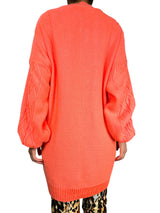 Cárdigan Joana Orange Turmeric