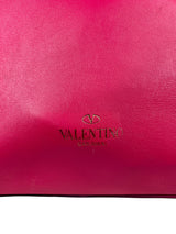 Cartera Garavani Vitello Rockstud Pink Cuero