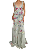 Vestido de Tul Flores y Lentejuelas