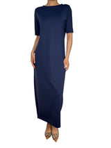 Vestido Azul Elasticado