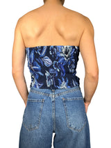 Crop Top Strapless Algodón