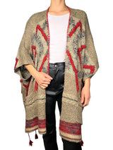 Cárdigan Envolvente Estilo Poncho