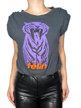 Polera Felin Con Hombreras