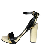 Sandalias Borde Dorado