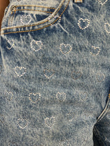 Jeans Brillos Corazón