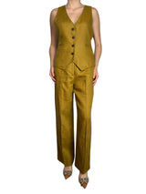 Set Gilet Y Pantalón Lino