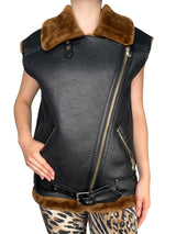 Chaqueta Sin Mangas Negra
