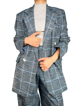 Blazer Viscosa Cuadros