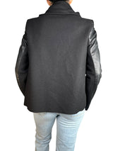 Chaqueta Letti Cuero Lana