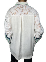 Camisa Lino Encaje