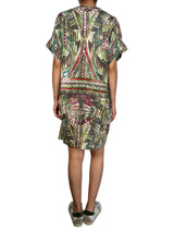 Vestido Seda Estampado