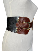 Cinturón café Con Aplicaciones