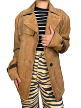 Chaqueta Cuero Gamuza