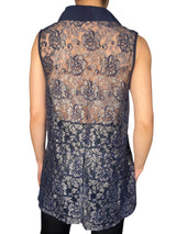 Blusa Traslucida Lurex