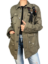 Chaqueta Militar Bordada