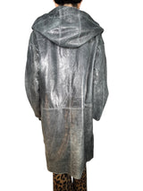 Chaqueta Cuero Capucha