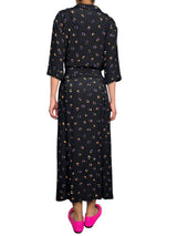 Vestido Viscosa Estampado Luna