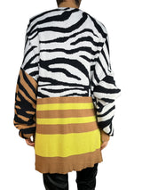 Cárdigan Cebra