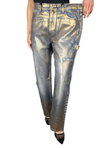 Jeans Cargo Foil Oro