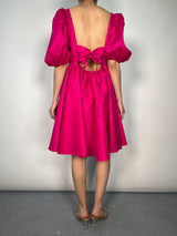 Vestido Mangas Globo