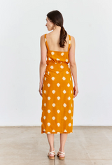 Vestido Pareo Tirantes Algodón Ikat