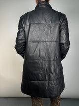 Chaqueta Cuero Acolchada