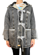 Chaqueta Denim Con Chiporro