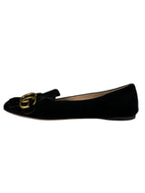 Ballerinas Kid Scamosciato GG Marmot Fringe