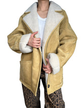 Chaqueta Aviadora Crema