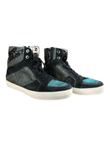 Zapatillas Caña Alta Brillo