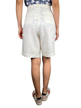 Short Bermuda Lino Blanco