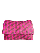 Bandolera Cuero Magenta