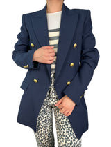 Blazer Botones Con Diseño