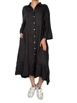 Vestido Camisero Lino