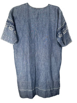 Vestido Denim Borlas