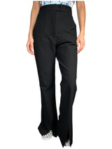 Pantalón Flare de Tela Tejido