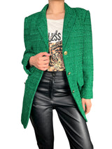 Blazer Tweed Verde