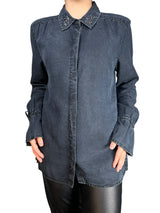 Blusa Aplicaciones en Cuello