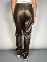 Pantalón Bronce Cuero