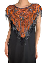 Capa Mostacillas Bordadas