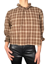 Camisa Cuello Fruncido